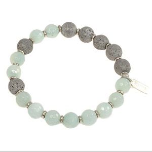 LovePray Jewelry "Communication" Amazonite Essential Oil Diffuser Bracelet